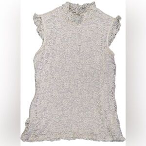 Dressbarn Lace Sleeveless Blouse